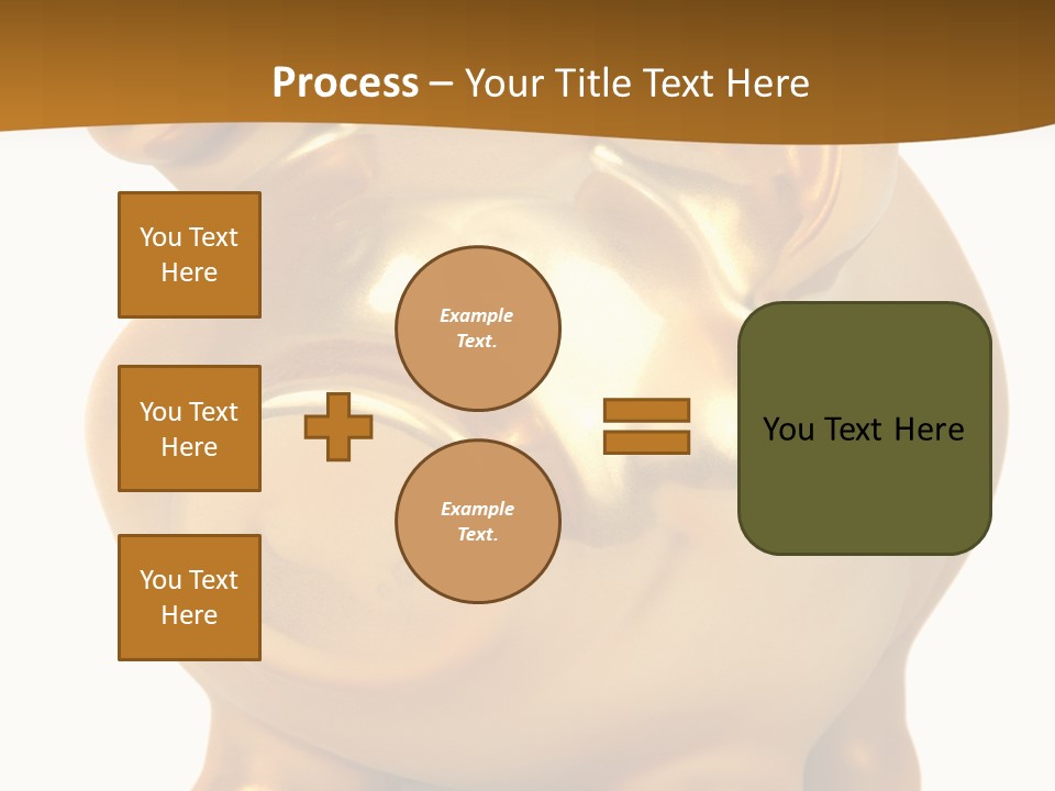 Penny Bank Piggybank Currency PowerPoint Template