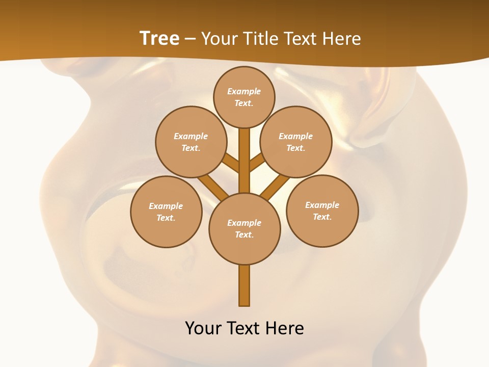 Penny Bank Piggybank Currency PowerPoint Template