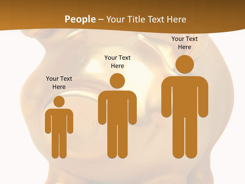 Penny Bank Piggybank Currency PowerPoint Template