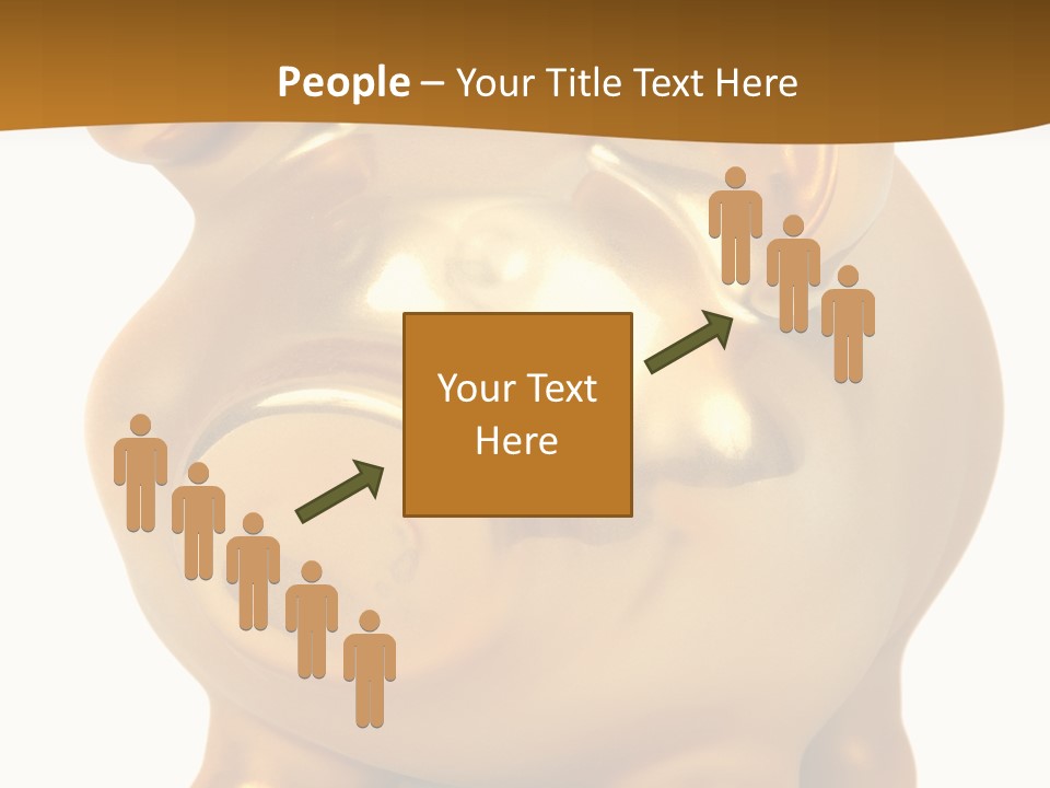 Penny Bank Piggybank Currency PowerPoint Template