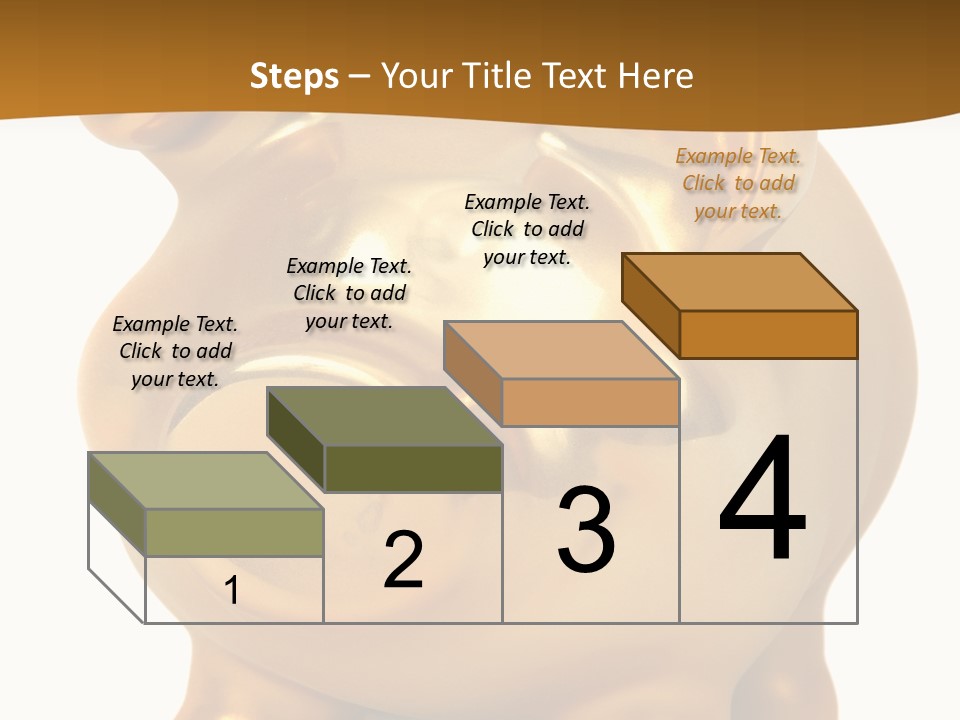 Penny Bank Piggybank Currency PowerPoint Template