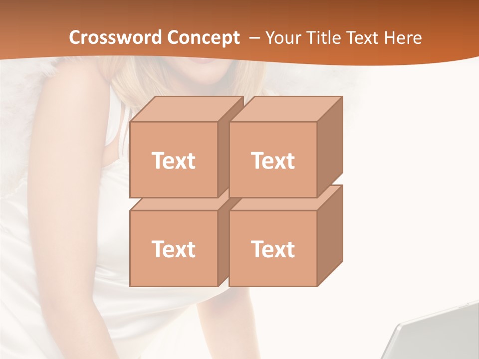 Anglo Peace Angel PowerPoint Template