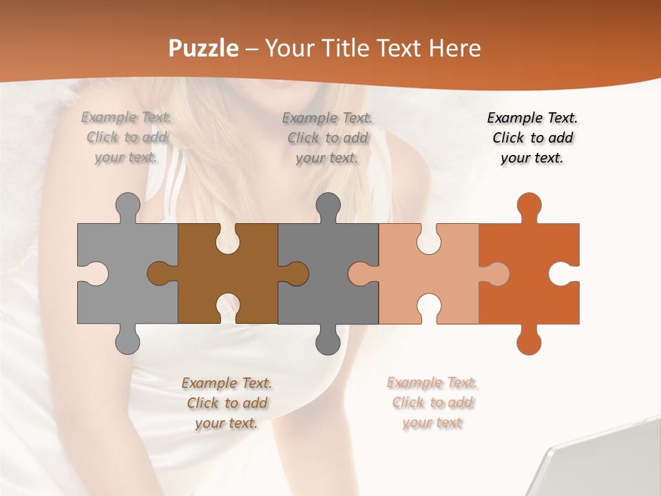 Anglo Peace Angel PowerPoint Template
