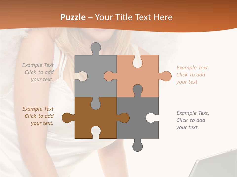 Anglo Peace Angel PowerPoint Template