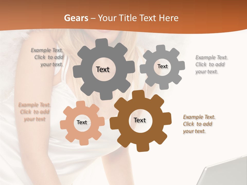 Anglo Peace Angel PowerPoint Template