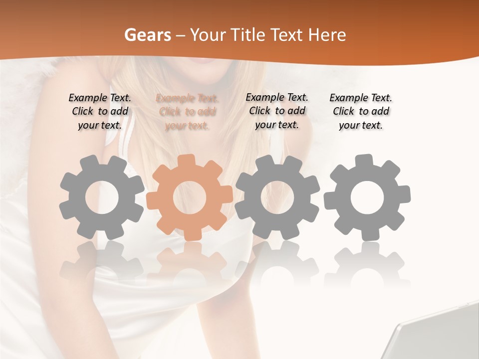 Anglo Peace Angel PowerPoint Template