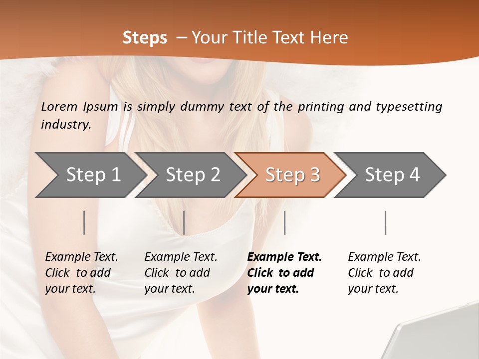 Anglo Peace Angel PowerPoint Template