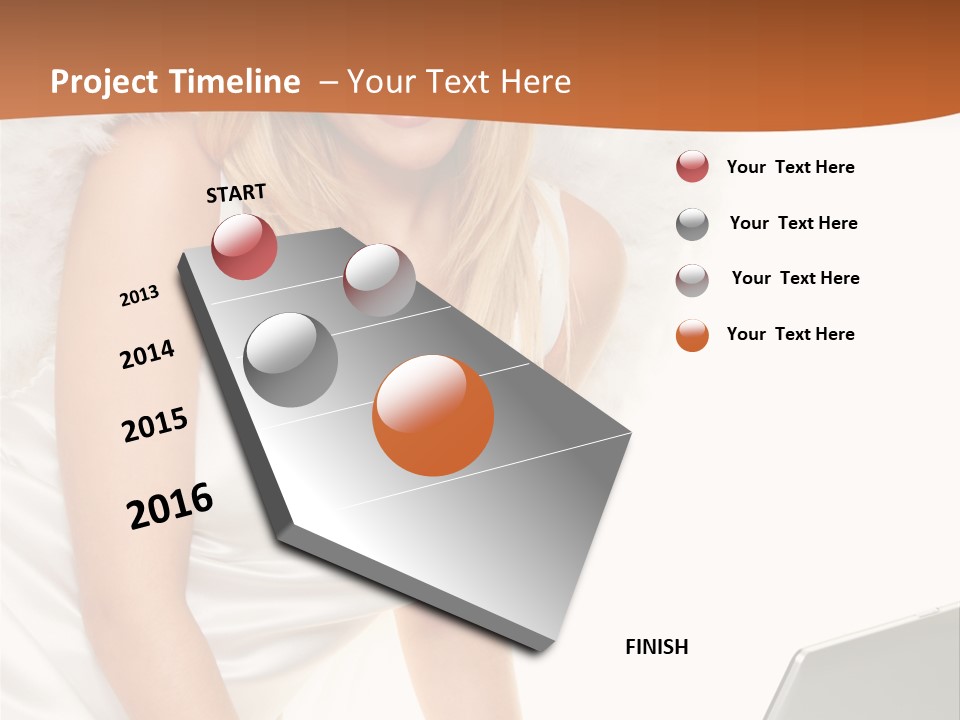 Anglo Peace Angel PowerPoint Template