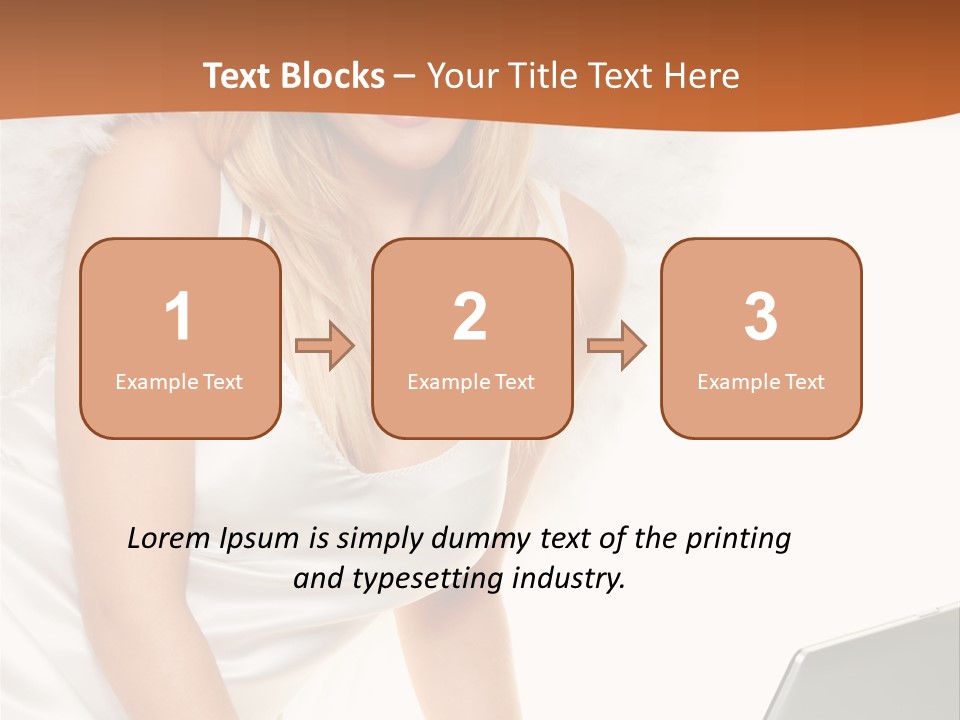 Anglo Peace Angel PowerPoint Template