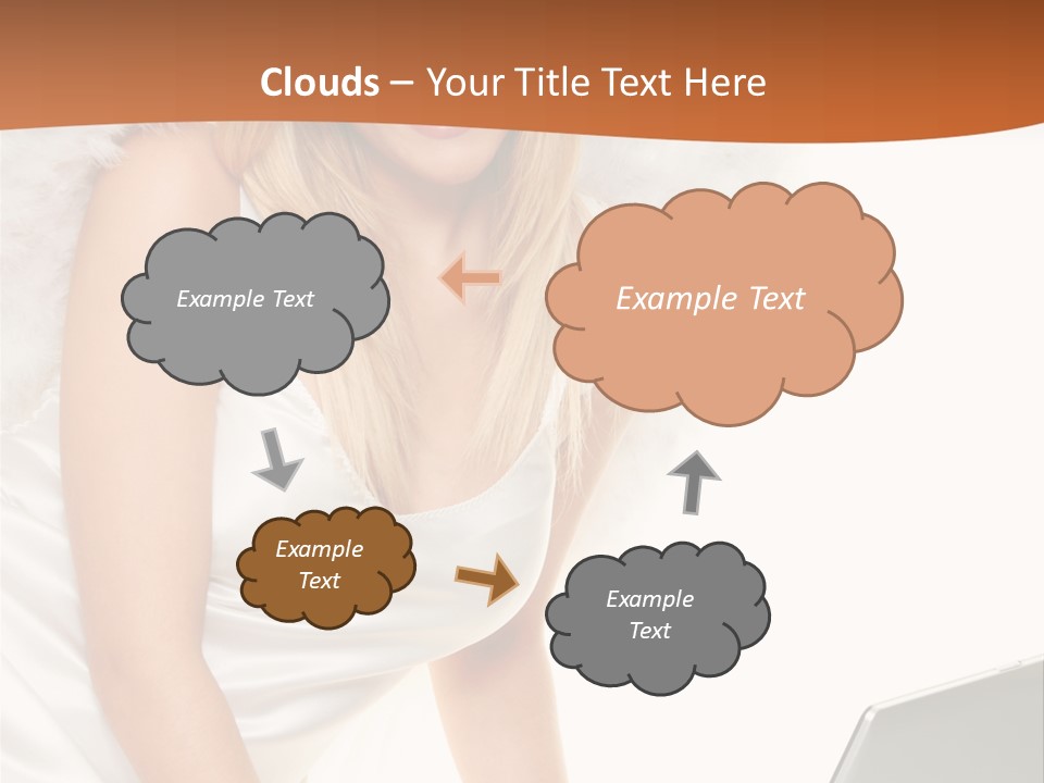 Anglo Peace Angel PowerPoint Template