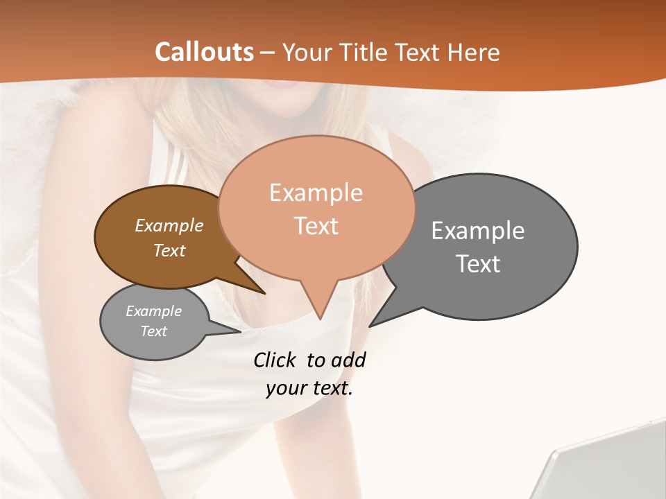 Anglo Peace Angel PowerPoint Template
