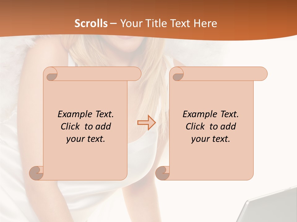 Anglo Peace Angel PowerPoint Template