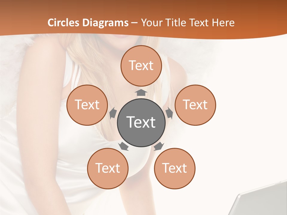 Anglo Peace Angel PowerPoint Template