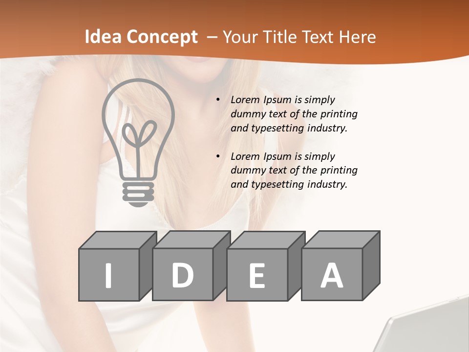 Anglo Peace Angel PowerPoint Template