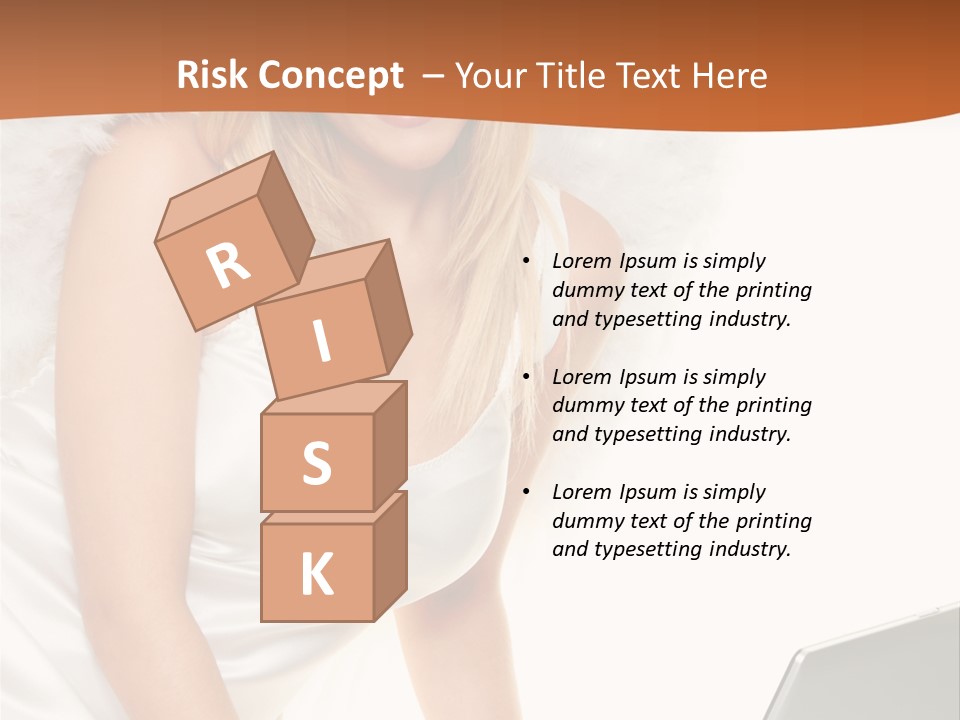 Anglo Peace Angel PowerPoint Template