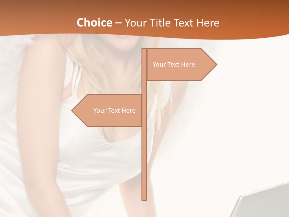 Anglo Peace Angel PowerPoint Template