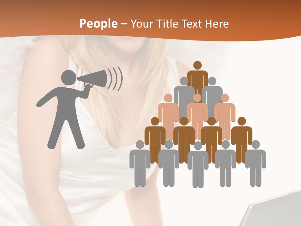 Anglo Peace Angel PowerPoint Template