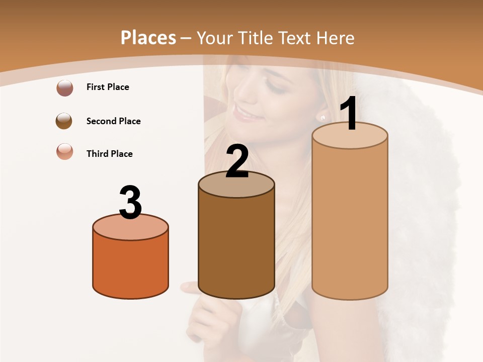 Poster Opening Woman PowerPoint Template