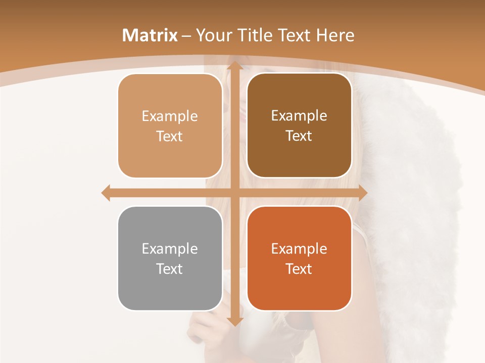 Poster Opening Woman PowerPoint Template