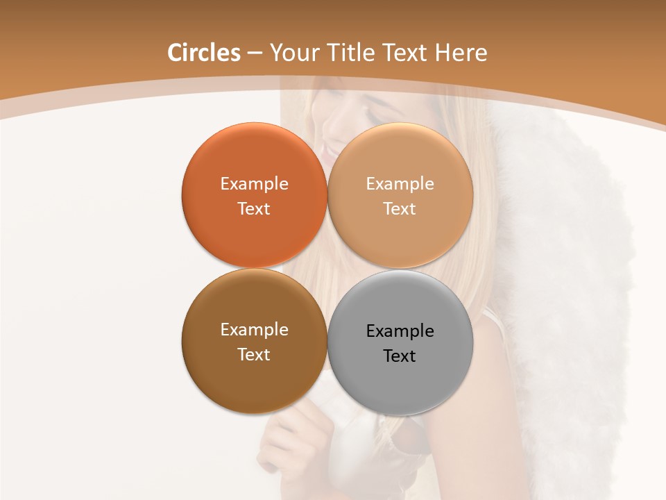 Poster Opening Woman PowerPoint Template