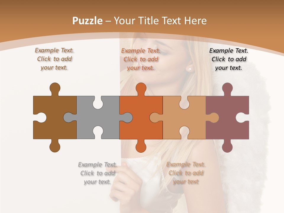 Poster Opening Woman PowerPoint Template