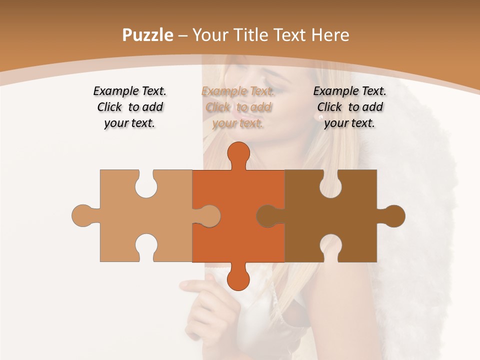 Poster Opening Woman PowerPoint Template