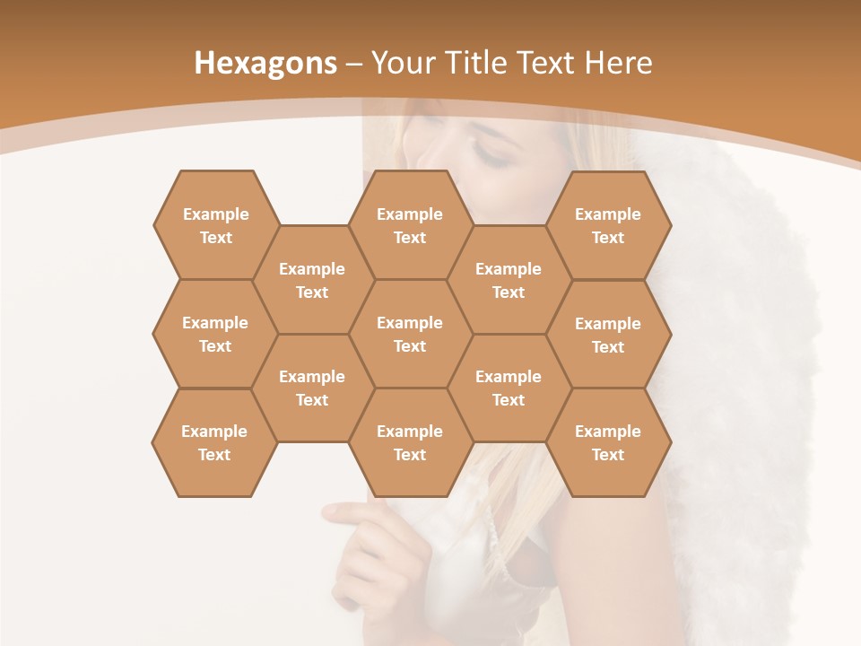 Poster Opening Woman PowerPoint Template