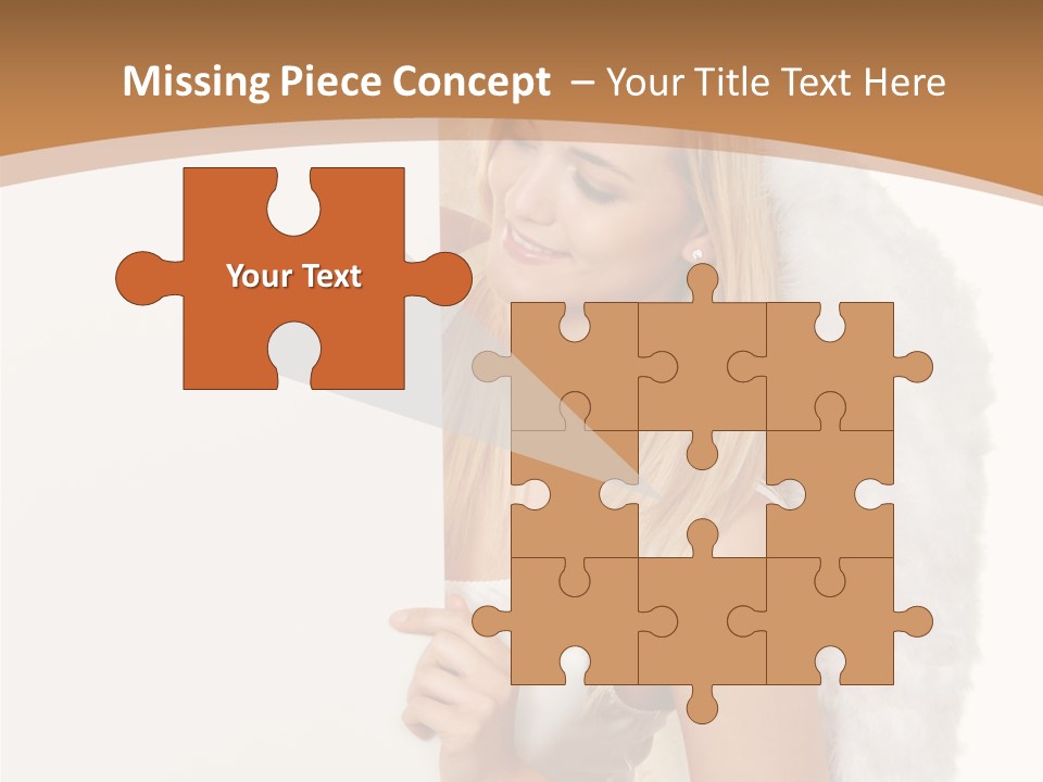 Poster Opening Woman PowerPoint Template