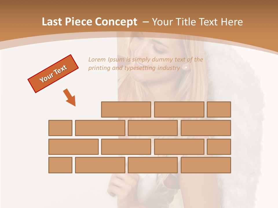 Poster Opening Woman PowerPoint Template