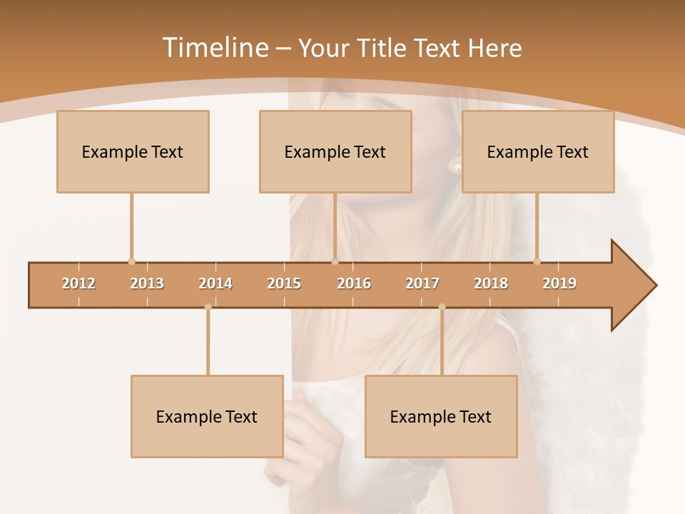 Poster Opening Woman PowerPoint Template