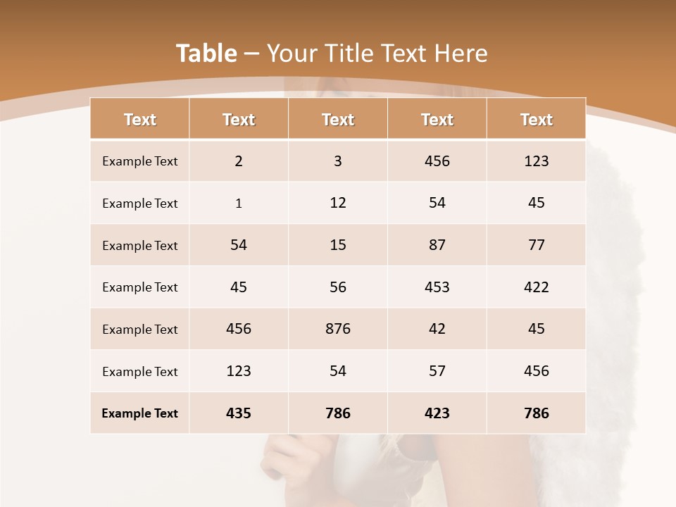 Poster Opening Woman PowerPoint Template