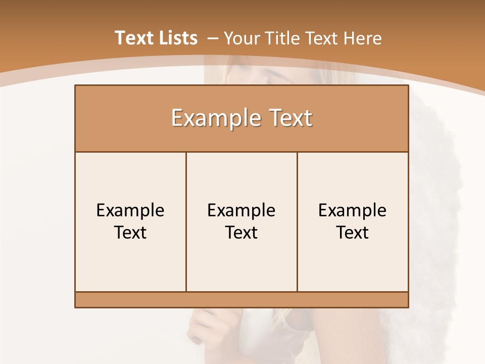 Poster Opening Woman PowerPoint Template
