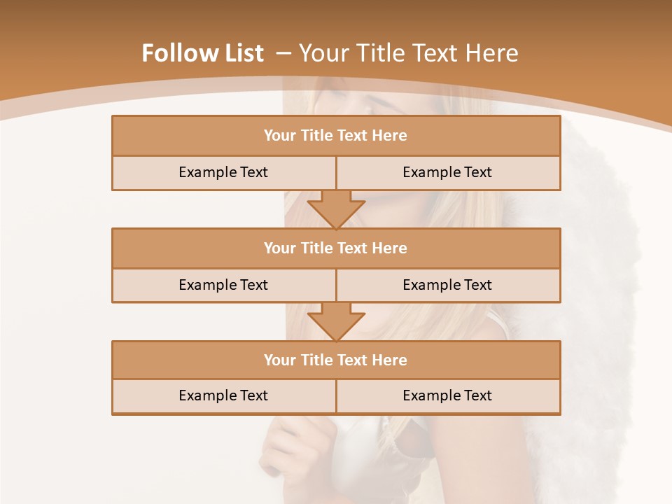 Poster Opening Woman PowerPoint Template