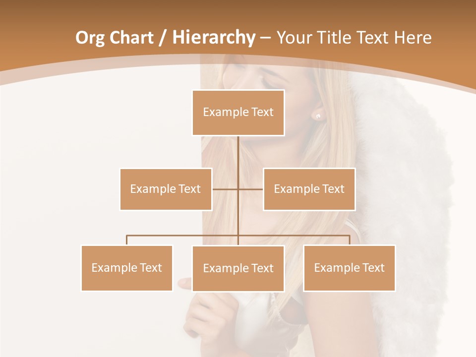 Poster Opening Woman PowerPoint Template