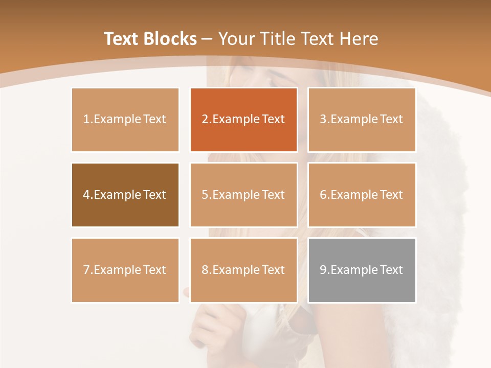 Poster Opening Woman PowerPoint Template