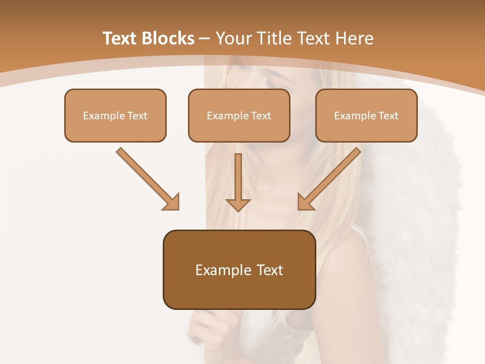 Poster Opening Woman PowerPoint Template