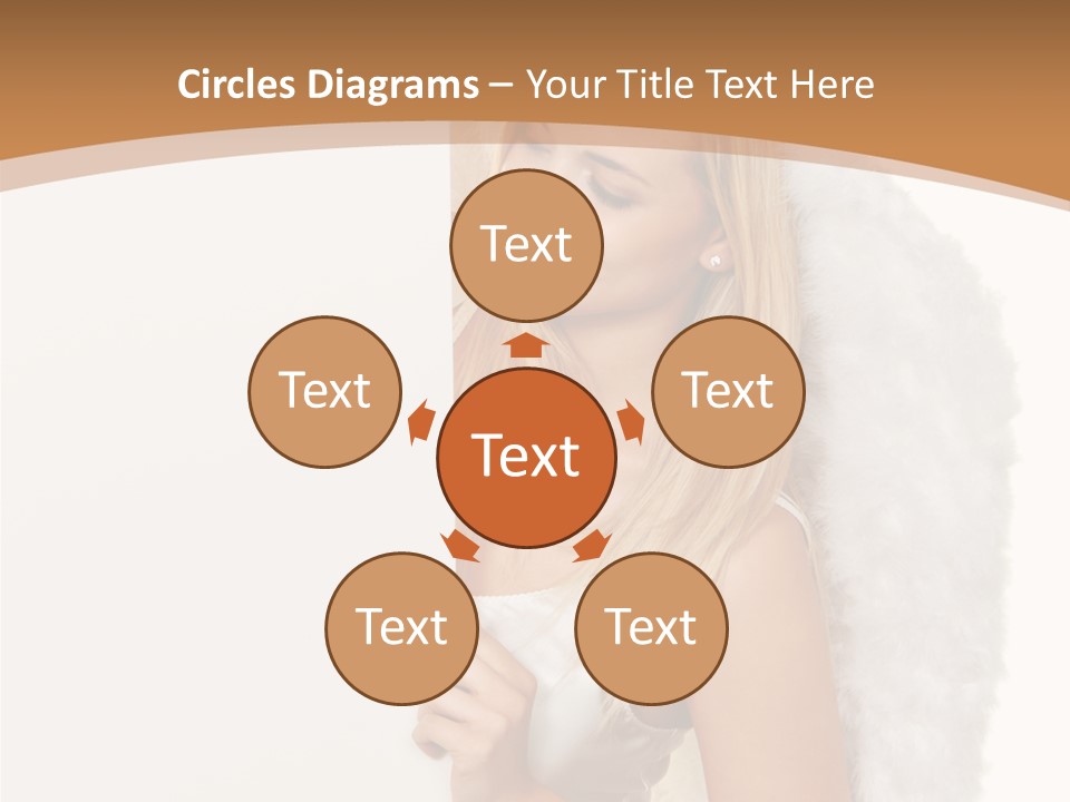 Poster Opening Woman PowerPoint Template