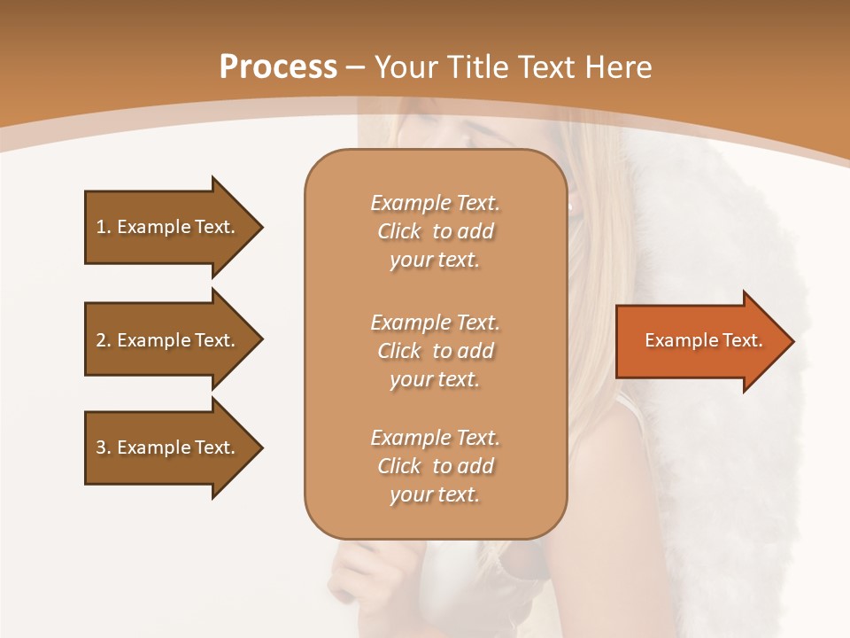 Poster Opening Woman PowerPoint Template