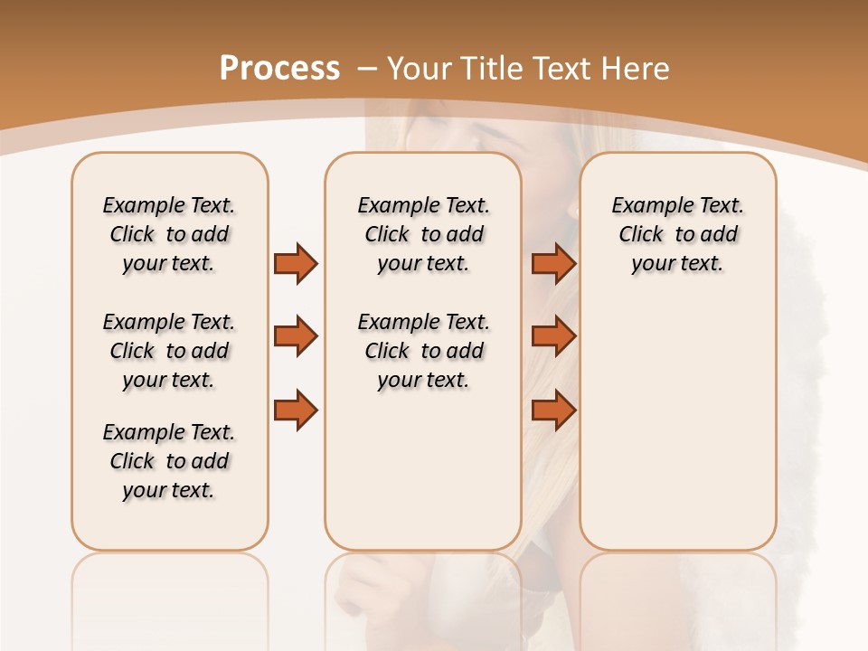 Poster Opening Woman PowerPoint Template