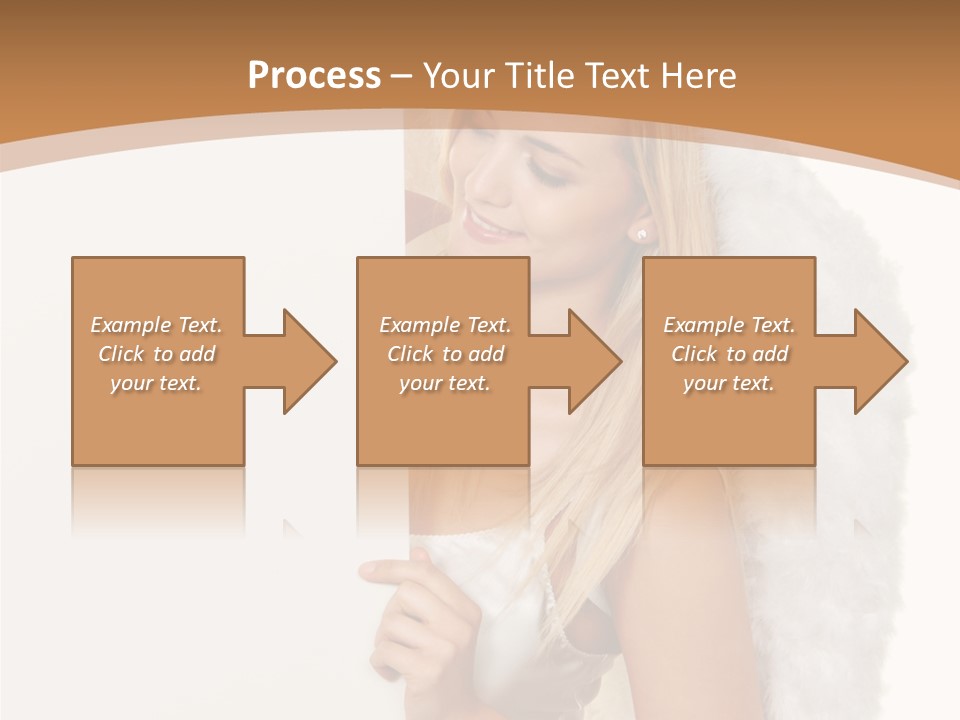 Poster Opening Woman PowerPoint Template