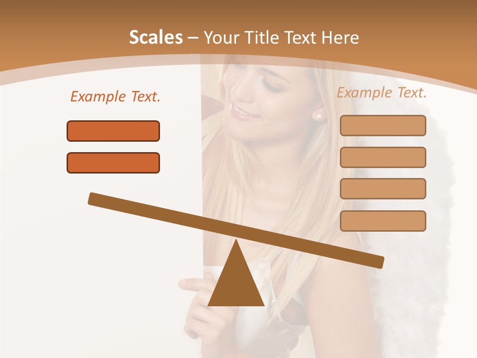 Poster Opening Woman PowerPoint Template