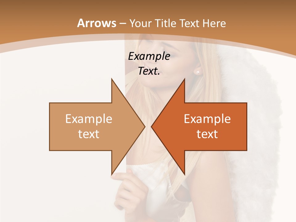 Poster Opening Woman PowerPoint Template