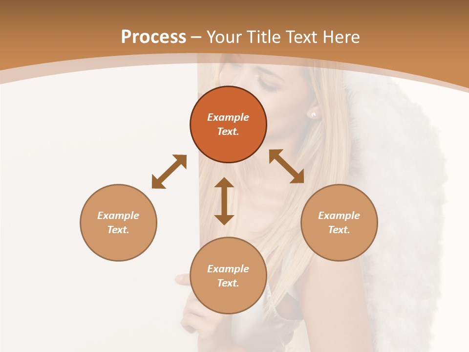 Poster Opening Woman PowerPoint Template