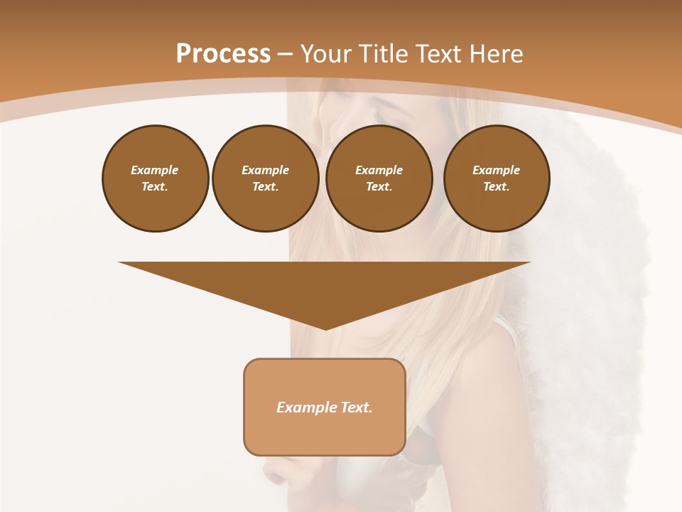 Poster Opening Woman PowerPoint Template