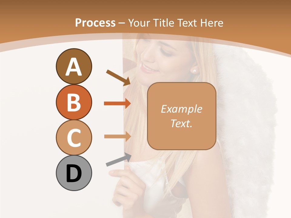 Poster Opening Woman PowerPoint Template