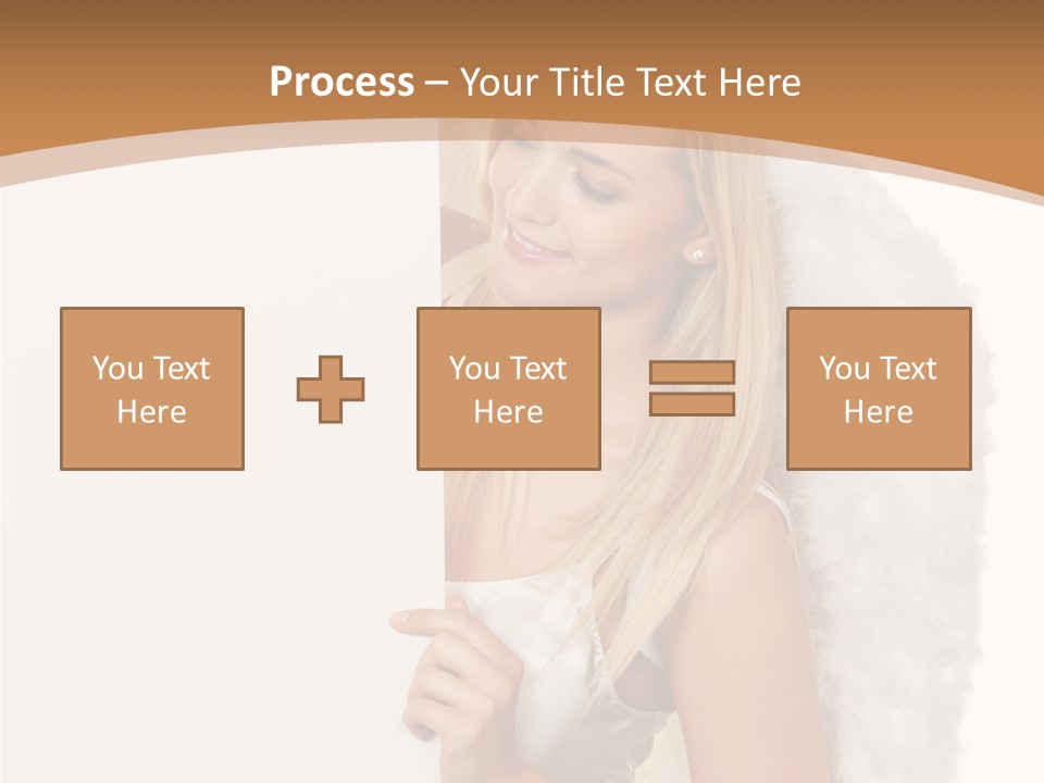 Poster Opening Woman PowerPoint Template