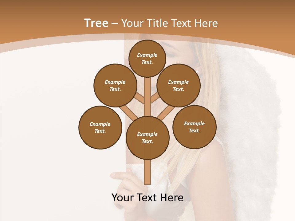 Poster Opening Woman PowerPoint Template