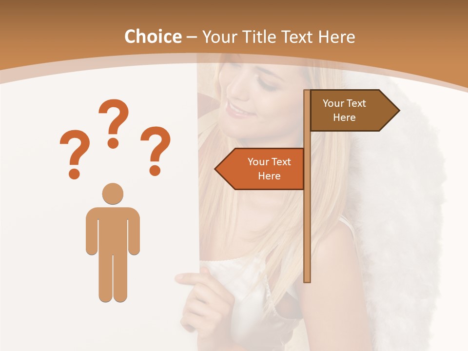 Poster Opening Woman PowerPoint Template