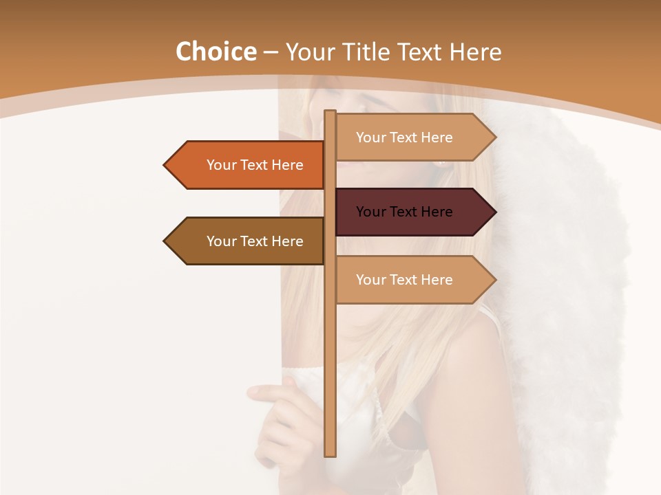 Poster Opening Woman PowerPoint Template