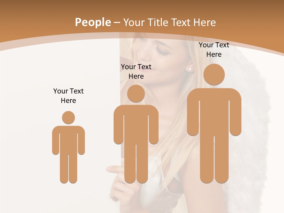 Poster Opening Woman PowerPoint Template